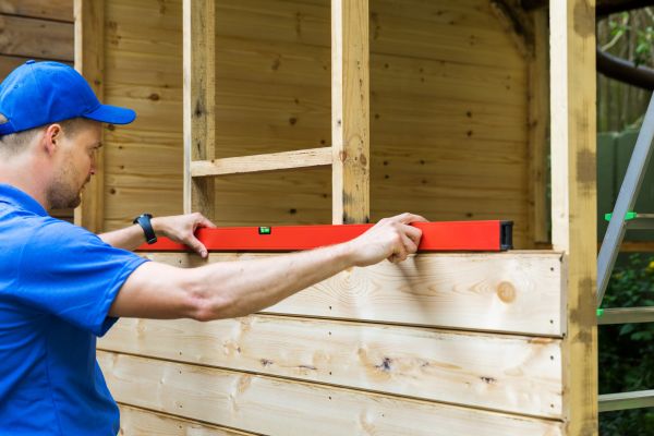 Cedar Shed Installation