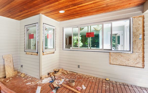 Outdoor Window Frame Repair