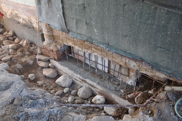 Brick Skirting Installation