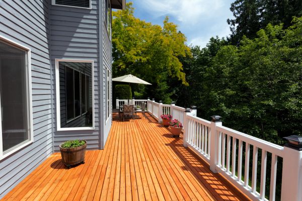 Backyard Deck Construction