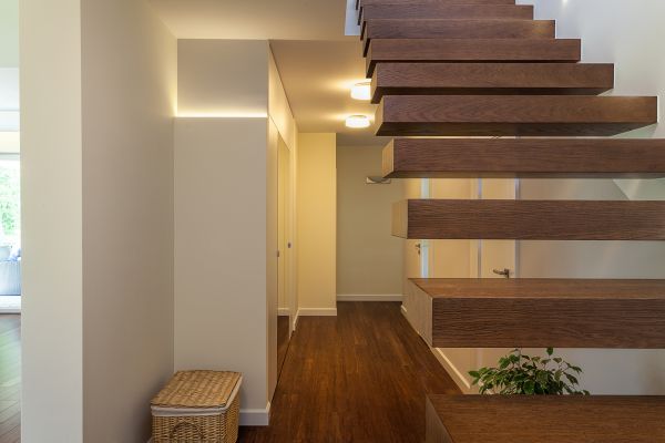 Solid Wood Stairs Installation