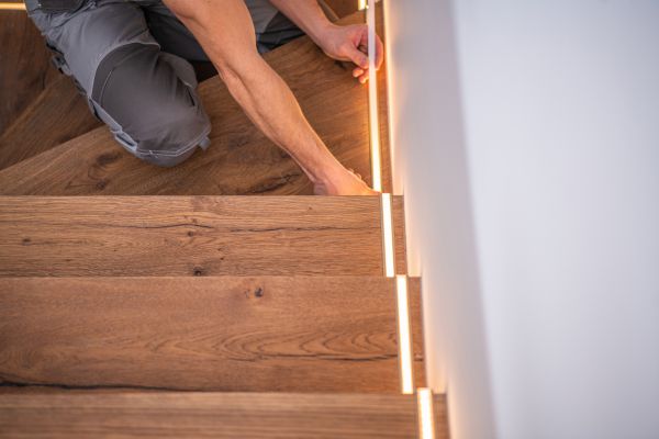 Curved Staircase Installation