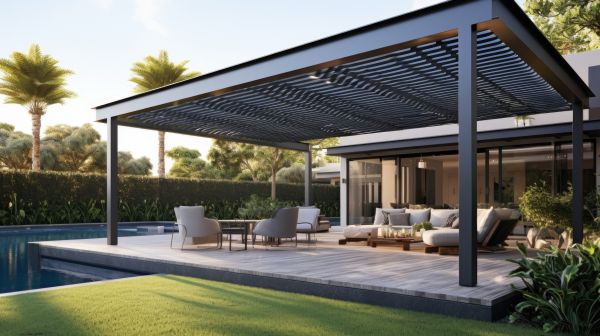Outdoor Pergola Building