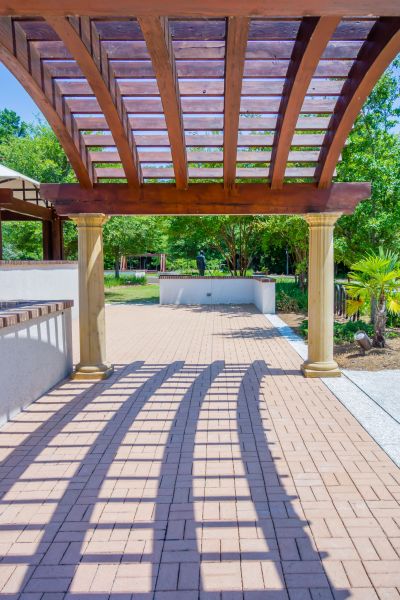 Cedar Pergola Installation
