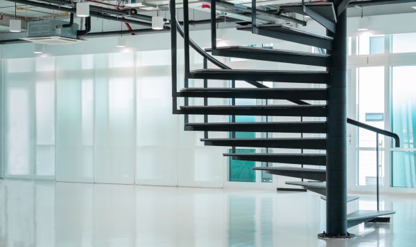 Curved Staircase Installation