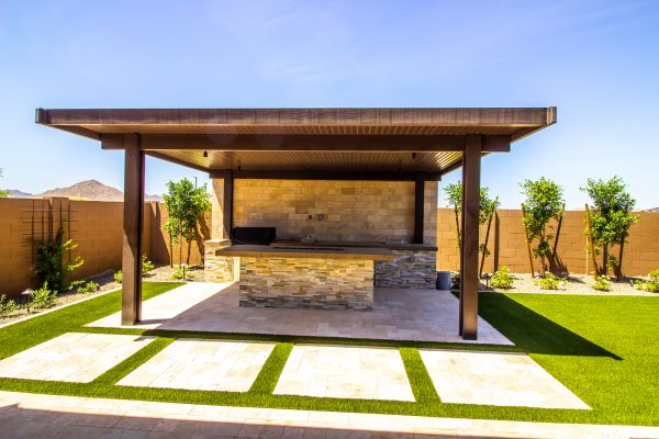 Bench Pergola Installation