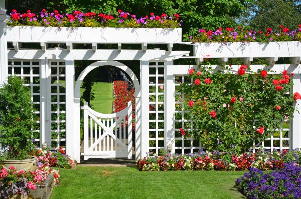 Gated Arbor Installation