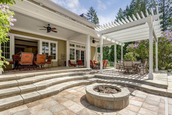 Bench Pergola Installation