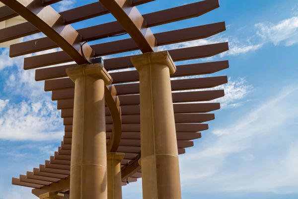 Arched Pergola Installation