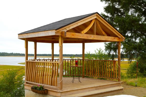 Backyard Pergola Building