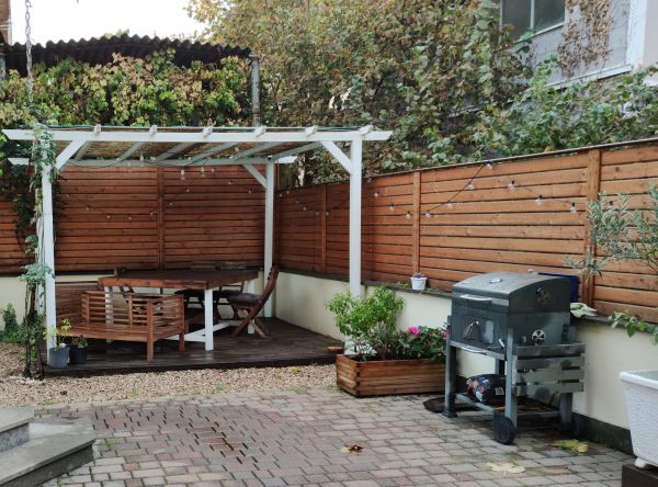 Backyard Pergola Building