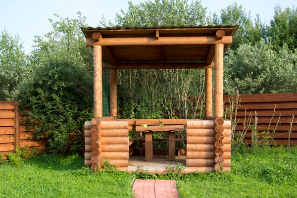 Arbor Bench Installation
