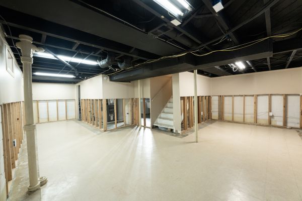 Basement Wall Panel Install